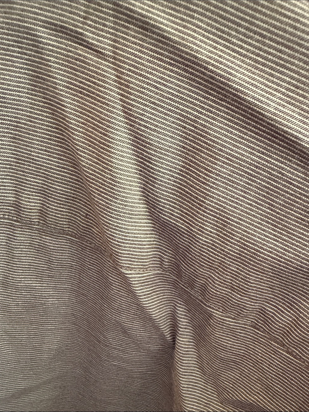 Men's Maroon Stripe Button-Down Shirt - Picture 4 of 4